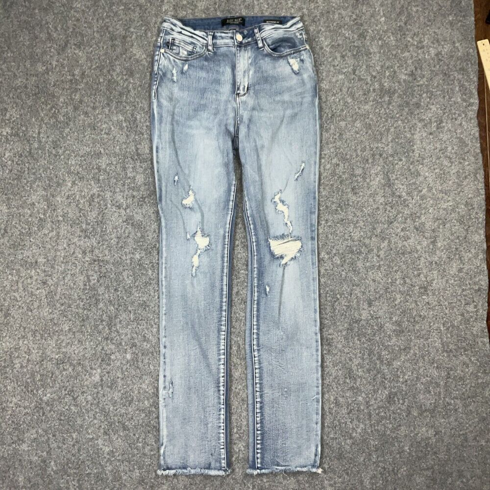Judy Blue Jeans Womens Size 29 Blue Denim Boyfriend Fit JB88440